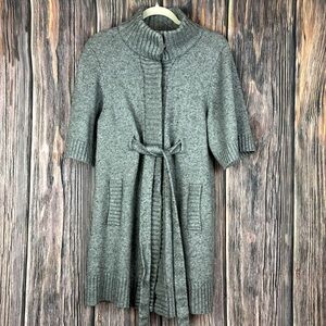 Banana Republic Gray Lambswool and Cashmere Blend Cardigan /Sweater- Size XL